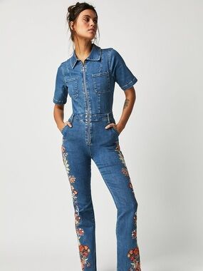 Driftwood Embroidered Jumpsuit